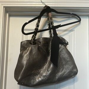 Kate Spade Silver Textured Shoulder Bag‎